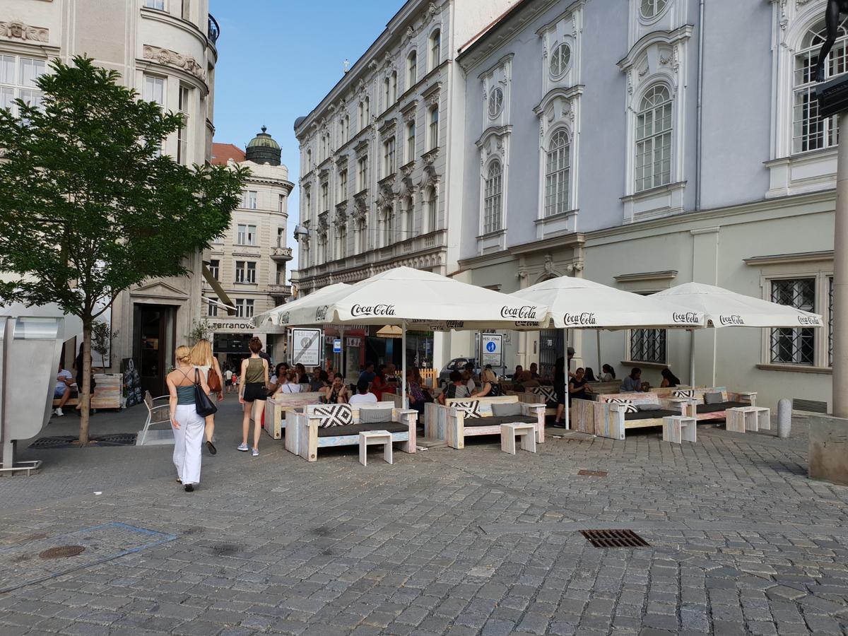 Ferienwohnung Zelny Trh 31 Brünn Exterior foto